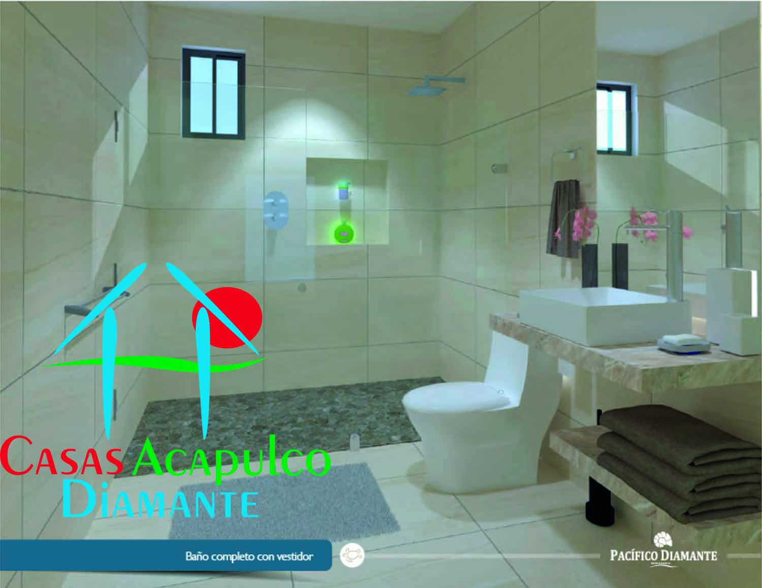 Pacífico Diamante II D, E, F y G Nivel 1 - Recámara principal 2